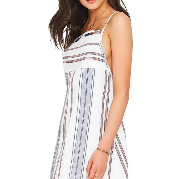 TIGERLILY San Marcos Cotton Stripe Mini Apron Dress RRP$110 - Picture 6 of 16